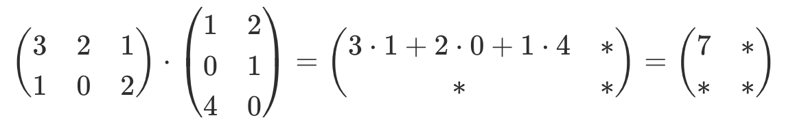 Matrizen Multiplikation 1